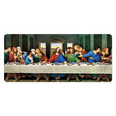 China Anti-slip The Last Supper: Da Vinci's Art and History Famous Painting Mouse Pad Thickened Precision Locking Customization for sale