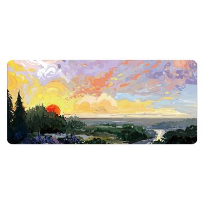 China Anti-slip Environmentally Friendly Natural Rubber Waterproof Personalized Custom Heat Transfer Mouse Pad Game Pad for sale