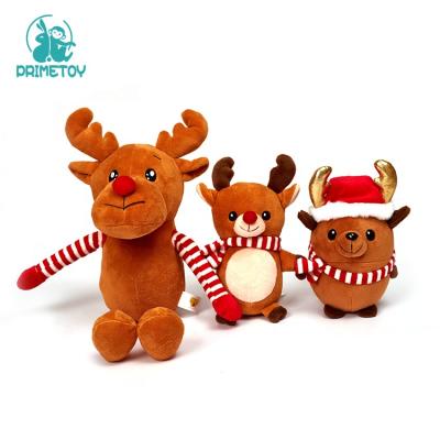 China Wholesale Gift Reindeer Dolls Deer Rest Soft Toys China Animal Baby Toy Stuffed Christmas Plush for sale