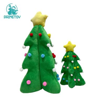 China Custom Gift Plush Toy Green Christmas Tree Stuffed Soft Toy for sale