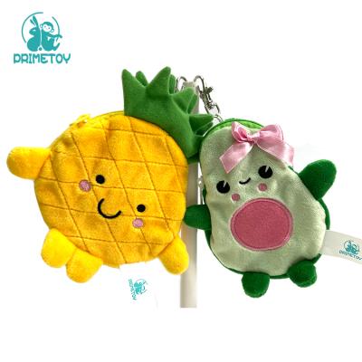 China Custom Cute Stuffed Soft Fruit Plush Toy Gift Chain Key Chain for sale