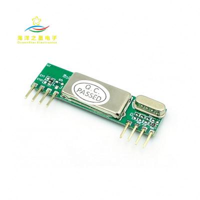 China RXB6 433Mhz CD74HC4067 Superheterodyne Wireless Receiver Module for sale