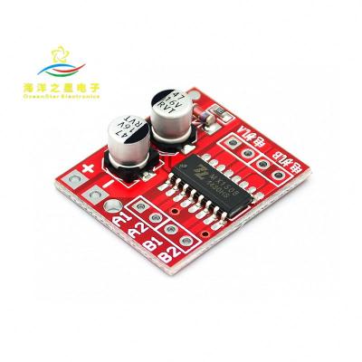 China Super Double Speed ​​Forward and Reverse Regulation PWM H-bridge Stepper Motor DC Motor Drive Module L298N Button Key Module Mini 2 for sale