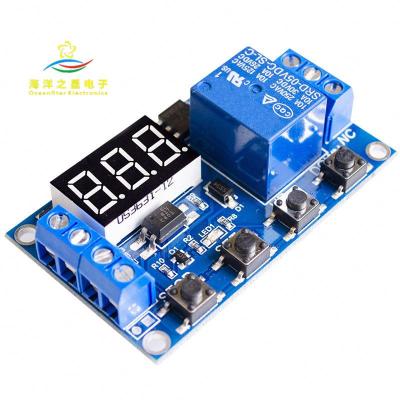 China Power Off Delayed Trigger Delay Timing Circuit Digital Unplugged Cyclic Switch LED Display One Way Relay Module One Way Relay Module for sale