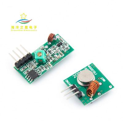 China 433M Transmitter Module Burglar Alarm+ 433M Transmitter Module Receiver Module Super Refresh Wireless Transmitter Module for sale