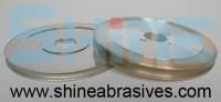 China 7 inch Metal Bond Glass Grinding Round Edge Wheel PE Diamond Grinding Wheel for Glass for sale