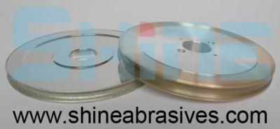 China 7 Zoll Metallbondglas, das rundes Rand-Rad PET Diamond Grinding Wheel für Glas reibt zu verkaufen