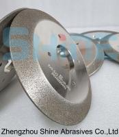 China Rueda de afilado de CBN electroplada de 8' para afilar hojas de madera de sierra de banda en venta