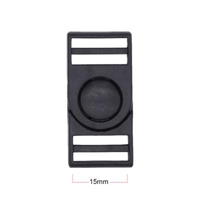 China Eco-friendly A129 15mm OEM Factory Pivot Release Plastic Side Center Buckle For Bag Strap Lanyard for sale