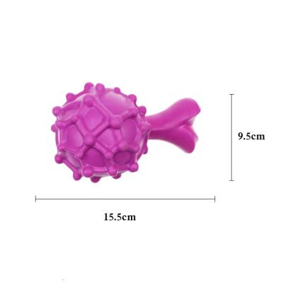 China Strong Durable Rubber Chew Pet Toy Squeak Dog Toys Interactive Dog Toy for sale