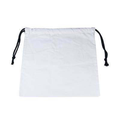 China Durable / Eco / Reusable Recycle Cotton Canvas Fabric Drawstring Dust Bag With Logo Printed for sale