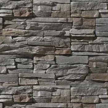 China dark gray faux stone tile wallcovering like natural stone for sale