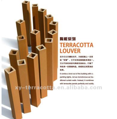 China Exterior terracotta tile canopy (terracotta panel, terracotta canopy, exterior wall tile, caramic tile, terracotta tiles) for sale