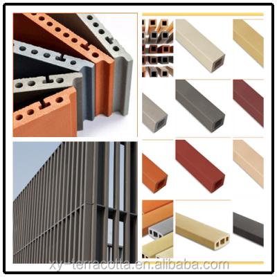 China Exterior Tiles Terracotta Canopy High Temperature Drying Tube for sale