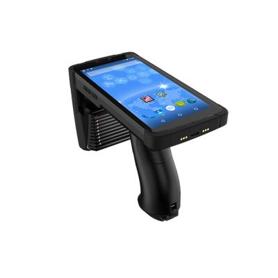 China Comfortable Ergonomic Portable Handheld Biometric Rfid Reader And Qr Code Scanner Fingerprint Reader Biometric Writer for sale