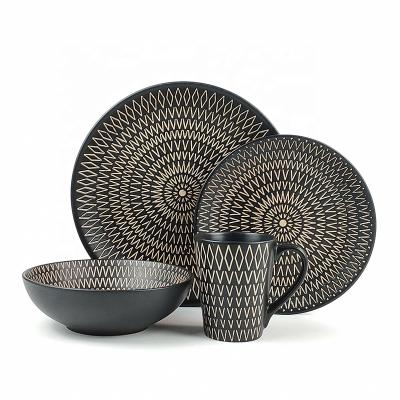 China Viable Ceramic Dinner Dishes Set New Price Style Dinnerware Sets Restaurant Dinnerware Tableware for sale