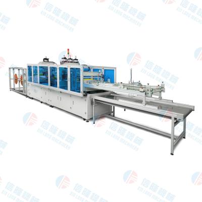 China 6KW 5-7M/Min Máquina de embalagem ultra-sônica de sacos trapezoidais planos com alta capacidade para produzir sacos retangulares ou trapezoidais à venda