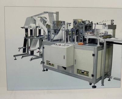 China Full-Automatic Machine For Producing One-Drag Three-Mask 120 Pcs/Min. for sale