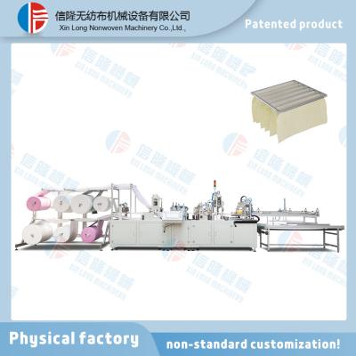 China Automatic Factory Manufacturing Non-woven Fabric Welding Replaceable Air Filter Bag Making Machine for sale