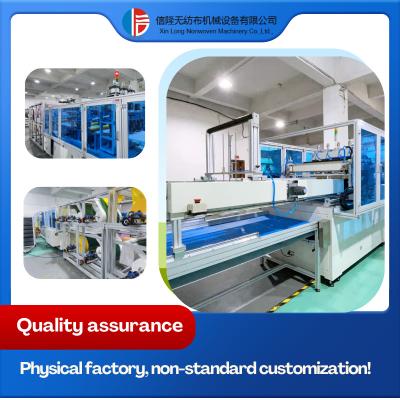 China The Latest Non-woven Fabric Product Manufacturing Machine High-performance Trapezoidal Air Filter Bag Machine for sale