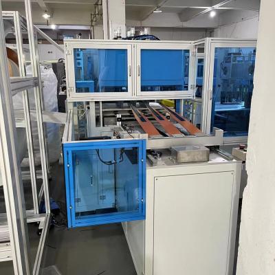 China Trapezoid Bag Servo Rotation, Primary Filter Bag Machine, Non-woven Bag Making Machine for sale