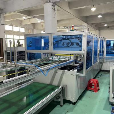 China Intelligent Trapezoidal Air Filter Bag Machine, Non-woven Fabric Product Manufacturing Machine for sale