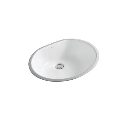 China Modern Cheap Price Sinks Ceramic Round Shape Under Counter Basin Single Bathroom Sink Undermount Basin for sale