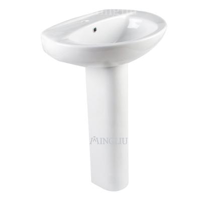 China Good quality easy clean ceramic pedestal and cheap bathroom/wc basin for sale