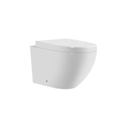 China Automatic Operation Hot Selling New Design Wall Hung Bidet WC Ceramic One Piece Toilet for sale