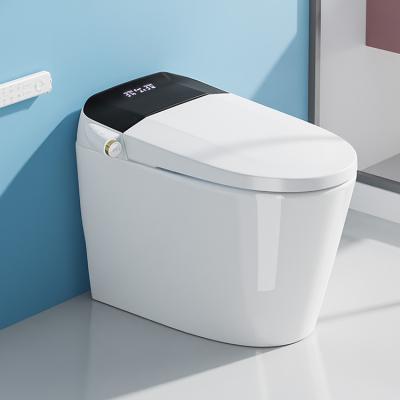 China Auto Operation Intelligent Sanitary Ware Automatic Inductive Ceramic Smart Toilet With Remote Control for sale