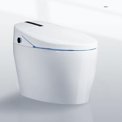 China Double-Flow New Design Single Electric Smart Toilet Foot Feel Flush WC Smart Toilet for sale