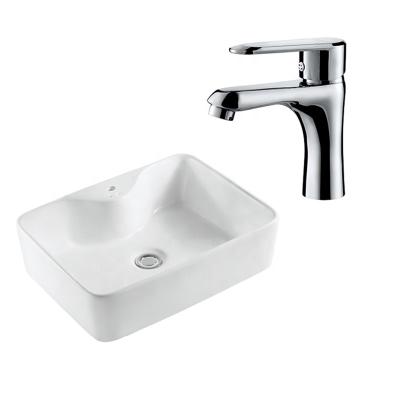 China Ceramic Bathroom /Modern Modern Countertop Wash Basin Vessel Sink Faucets For Bathroom Basin for sale