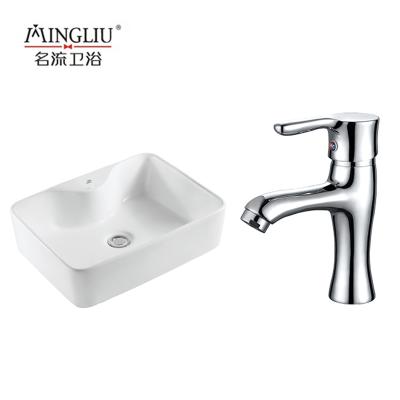 China Factory price modern custom logo home restaurant hotel used modern ceramic countertop basin for bathroom for sale