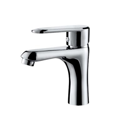 China Single Handle Bathroom Faucet Water Wash Sink Tap Modern Saving Faucet For Bathroom Sink for sale