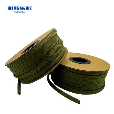 China Polyester Military Green Wire Cable Sleeves Nylon Cable Sleeve for sale