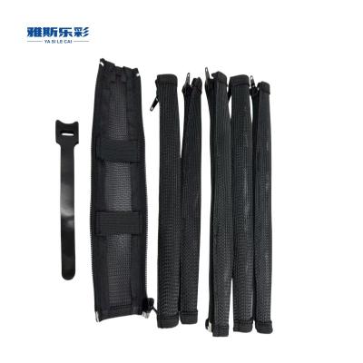 China Zippered Cable Sleeves Zipper Cable Sleeve Braided Wrap For Cable Protection for sale