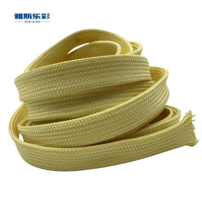 China Kevlar Fiber Braided Sleeve Cut Resistant For Critical Components for sale