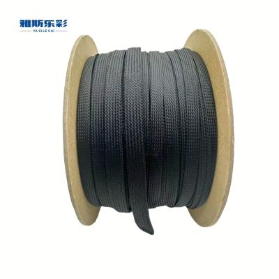 China Cotton Nylon Sleeve Mesh Braided Sleeving For Wiring Harness for sale