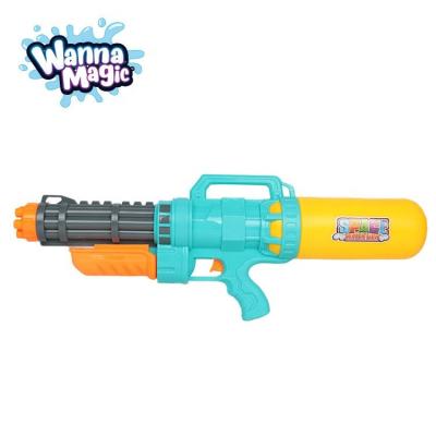 China Hot Selling Water Gun Large Capacity Plastic Six Nozzles Pump Water Gun Amazon Children High Quality Summer Water Gun Large Water Gun Toy adults for sale