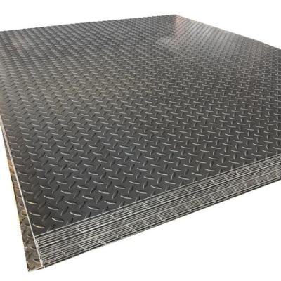 China Container plate mild steel plate floor plate q235 materials A36 materials steel checkered diamond pattern steel for floor use for sale