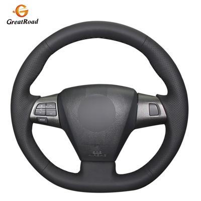 China Business/Car Luxury Black Genuine Leather Steering Wheel Cover For Toyota Corolla 2011-2013 RAV4 2011 2012 for sale