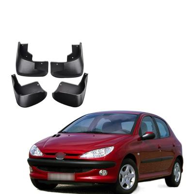 China 4Pcs EVA Car Fender Mud Flaps Front Rear Mudflaps Mud Splash Guards Mud Flaps For Peugeot 206 1998-2012 for sale