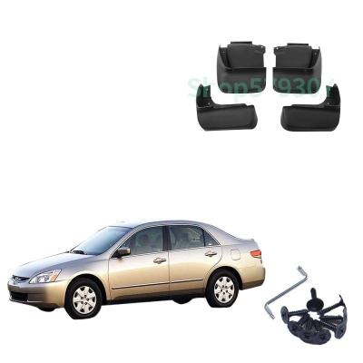 China 4Pcs ABS Black Splash Guards Mud Flaps Damper For Honda Accord Sedan 2003-2007 2004 2005 2006 for sale