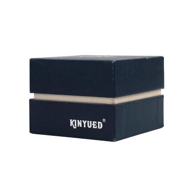 China Handmade Wholesale Luxury Black Hardcover Cube Gift Small Shaped Box High Quality Assurance for sale