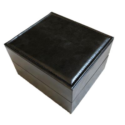 China Handmade Clam Shell Leather Jewelry Gift Box High-Grade Holiday Watch Packaging Gift Box Customized for sale