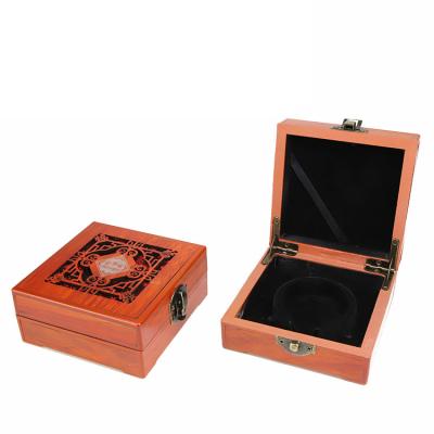 China Biodegradable Jewelry Package Boxes Handmade Material Redwood Watch Packaging Gift Wooden Box Customized for sale