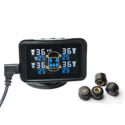 China Universal LCD Tire Pressure Monitoring System Wireless Tires Internal TPMS 54*80*19 mm (L*W*H) for sale