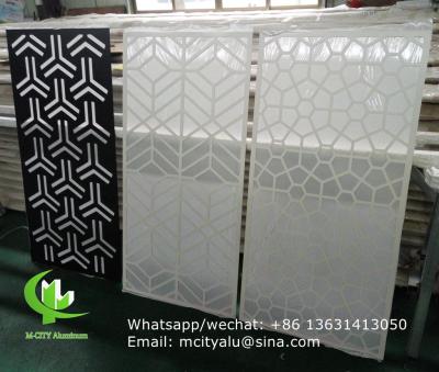 China perforated aluminum laser cut cnc aluminum screen sheet for wall cladding  decoration for sale