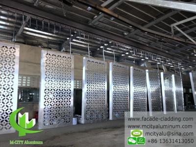 China PVDF metal cladding supplier perforated metal screen exterior interior wall cladding for sale