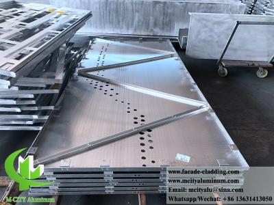 China Metal facades metal cladding aluminium sheet for building decoration for sale